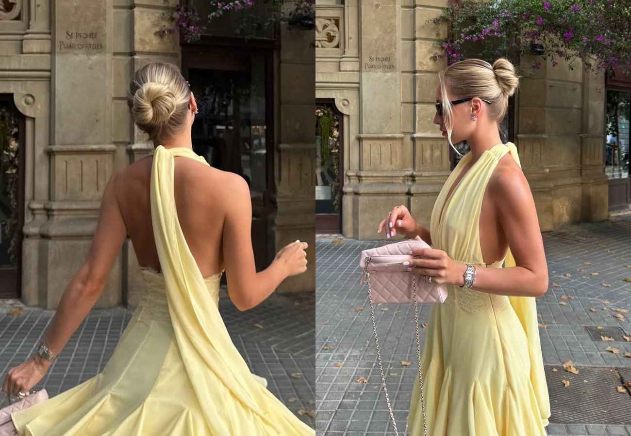 coque baixo elegante para formatura