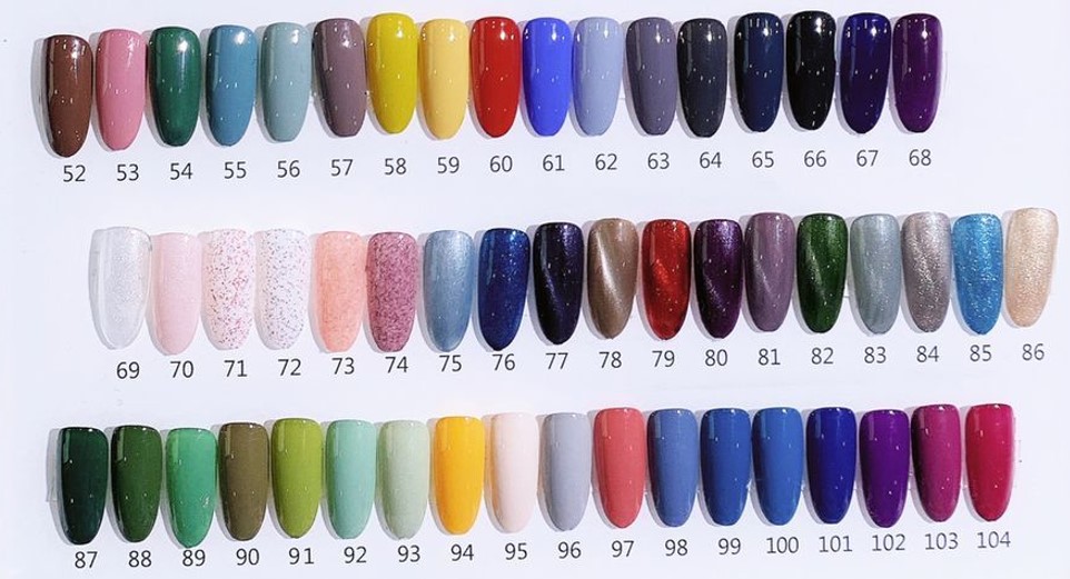 cores de unhas em gel 2026