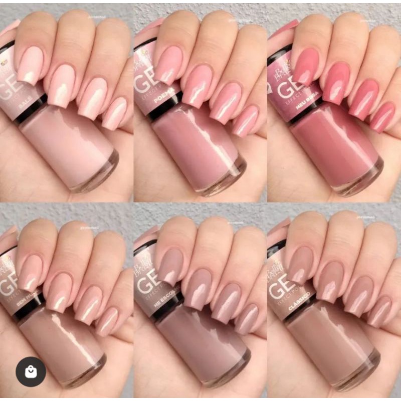 esmalte efeito gel
