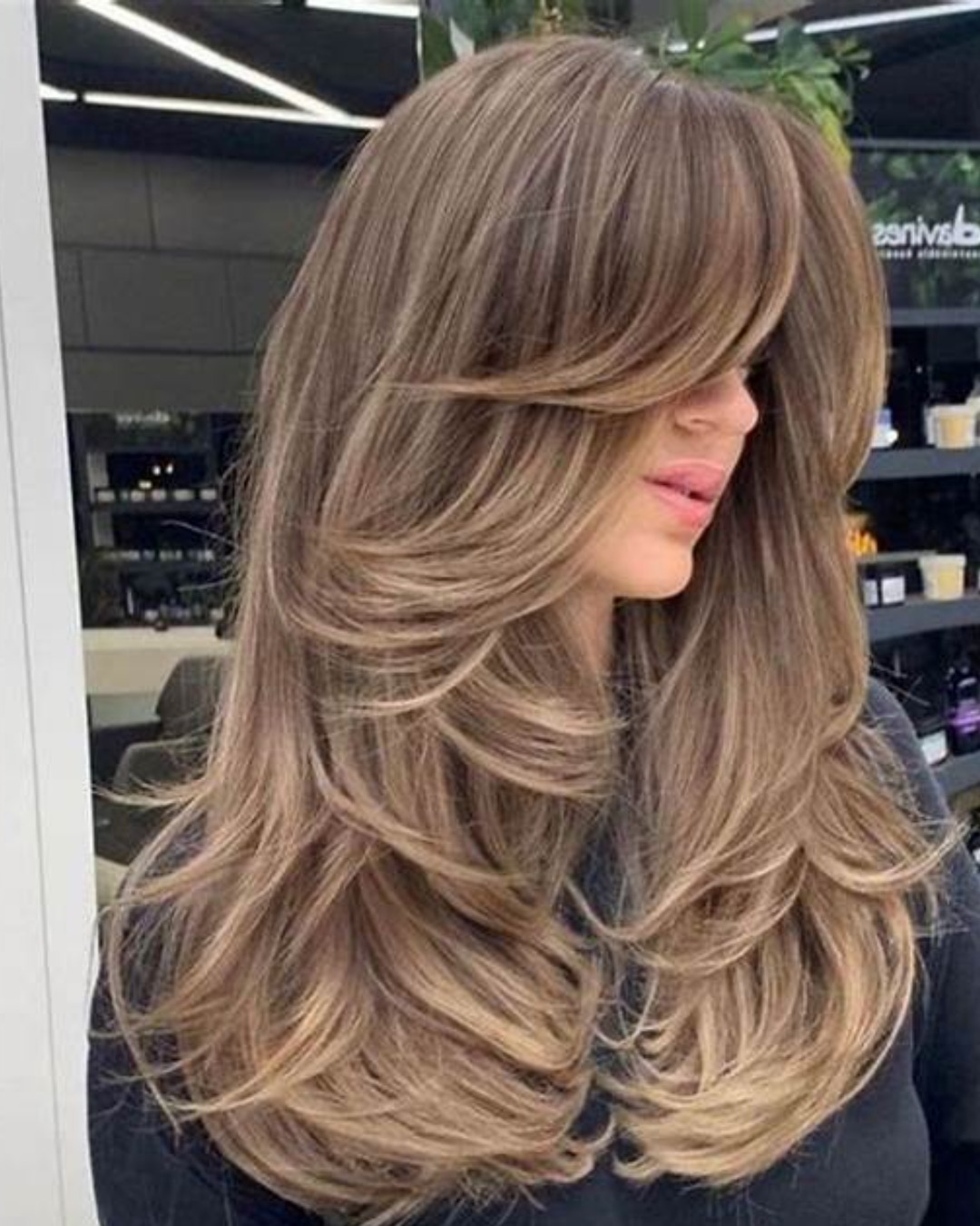 corte butterfly para cabelos longos e finos