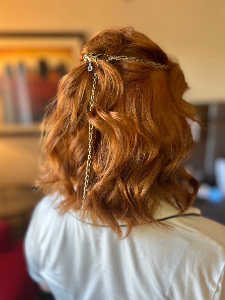 corte de cabelo ondulado curto