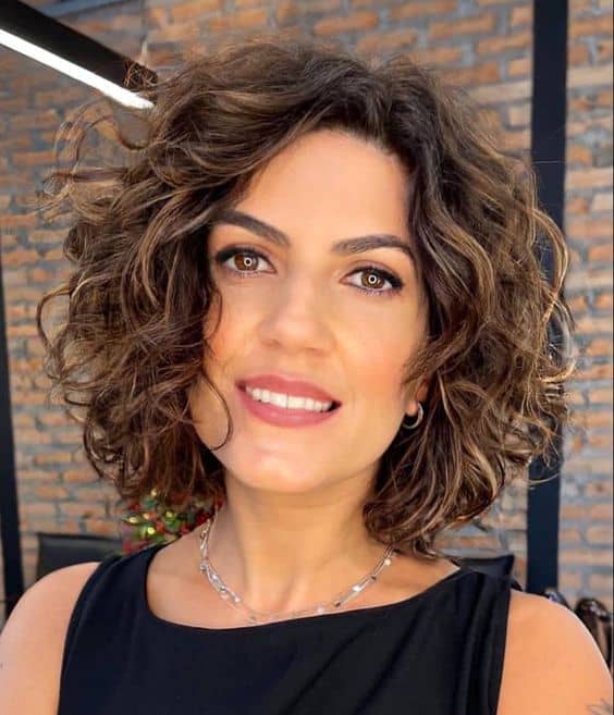 corte em camadas cabelo ondulado
