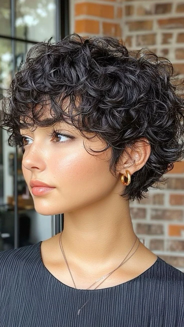corte bob cacheado