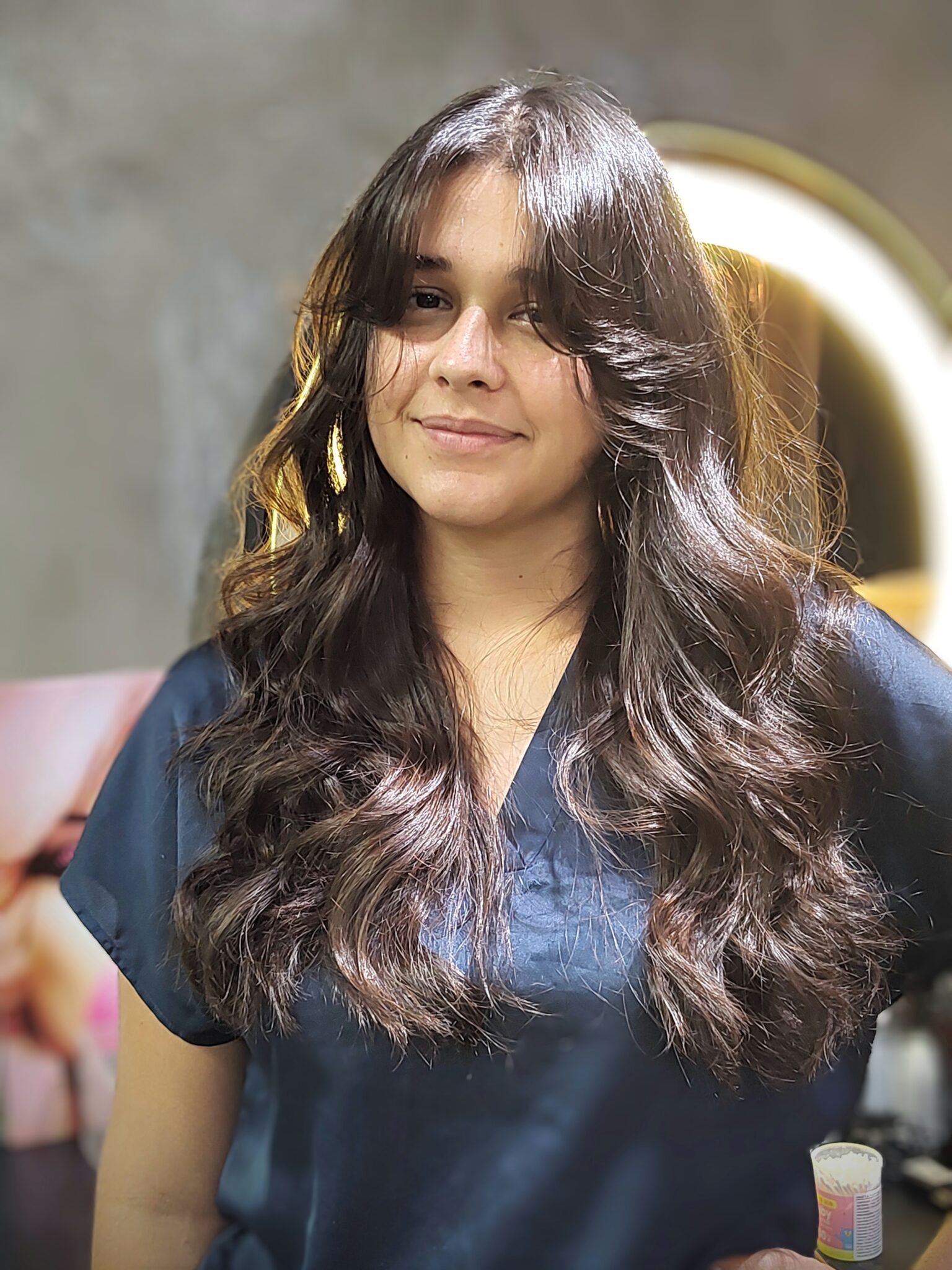 corte para suavizar o rosto
