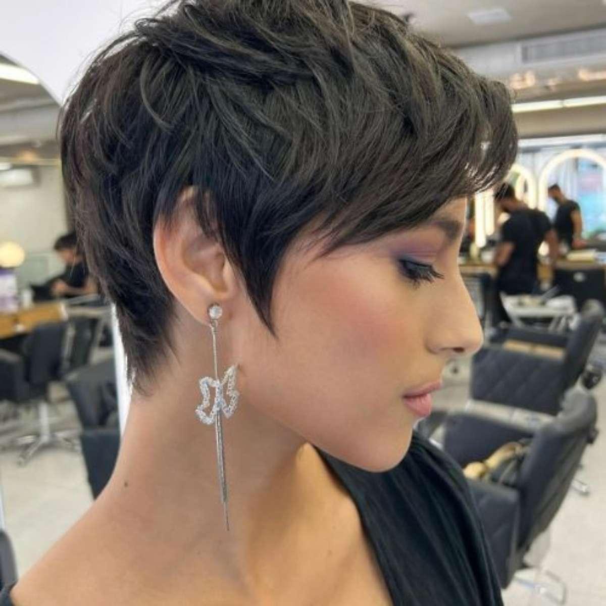 cabelo curto ondulado inspiração