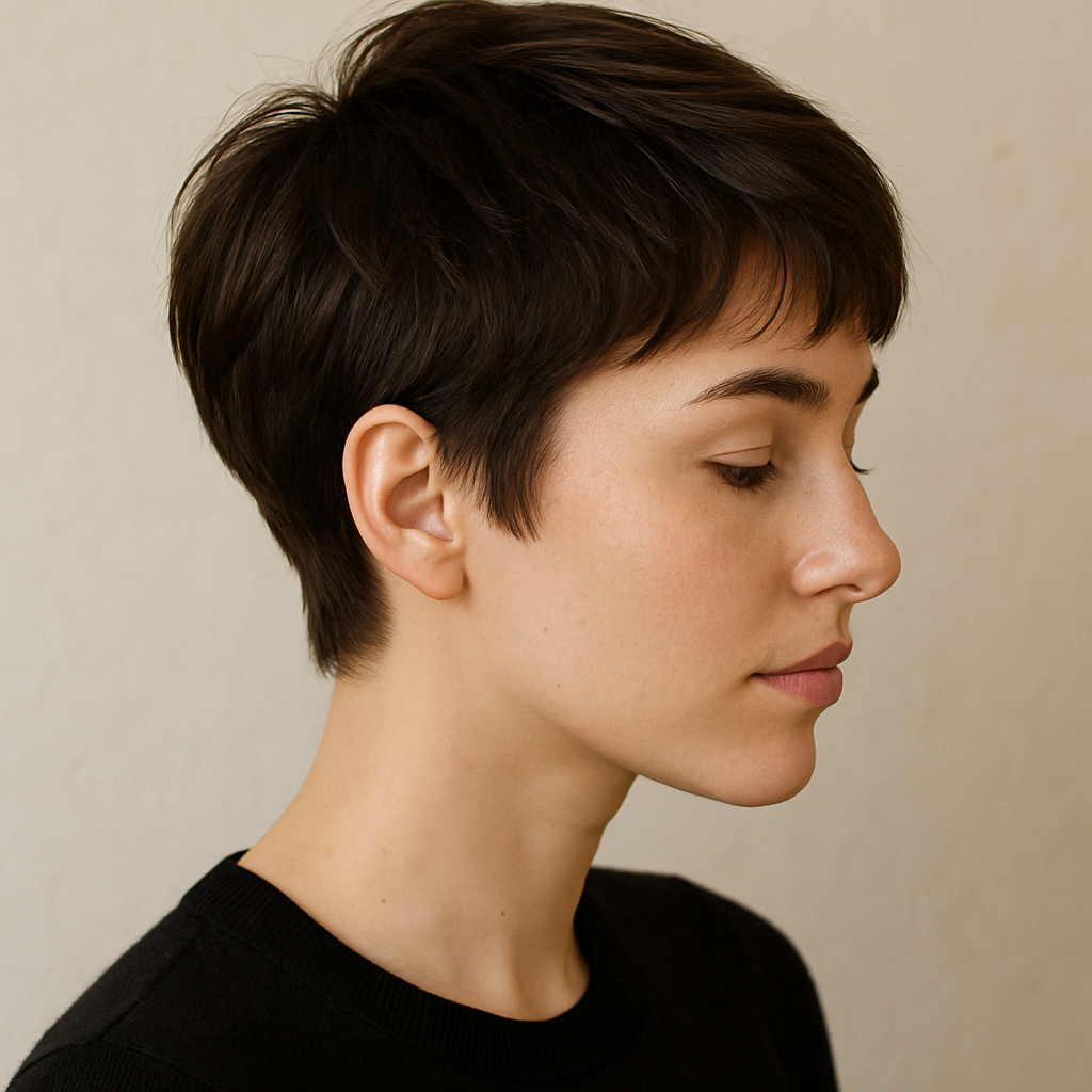 cabelo curto liso tendência