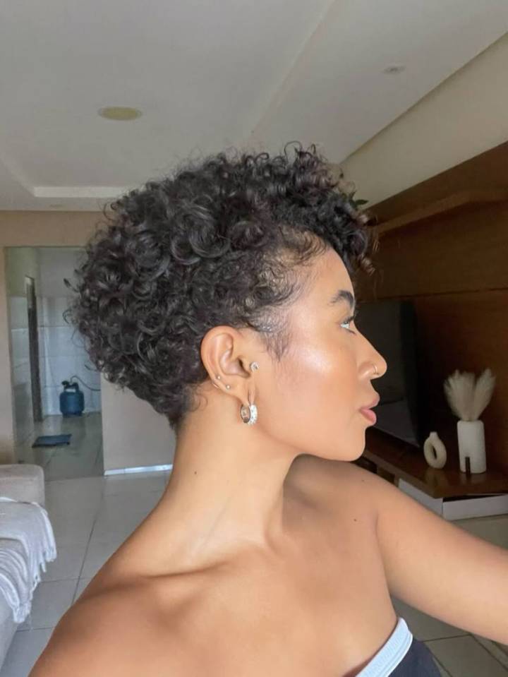 volume cabelo cacheado curto