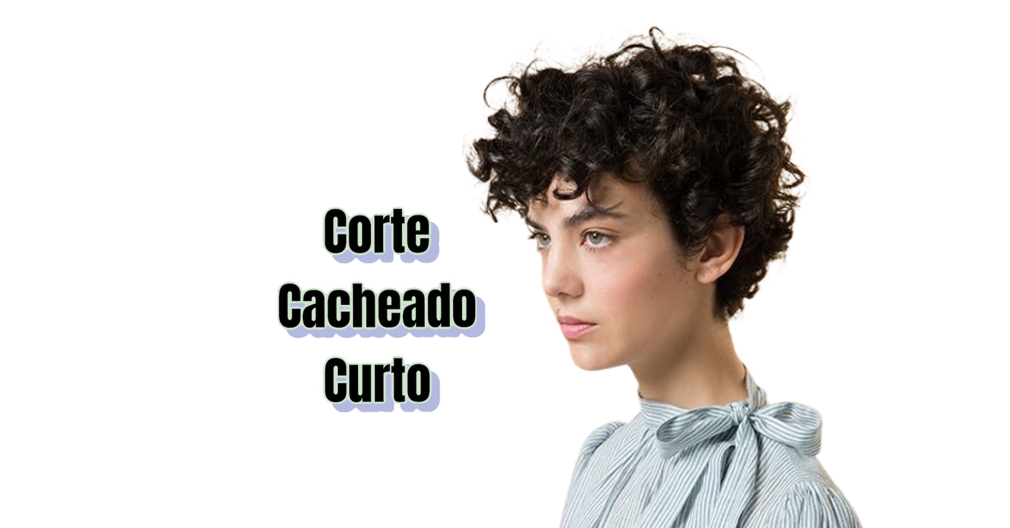 corte para cabelo cacheado volumoso