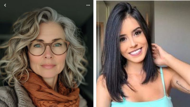 corte de cabelo médio feminino repicado