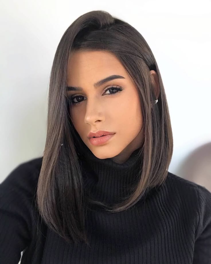 long bob cabelo médio