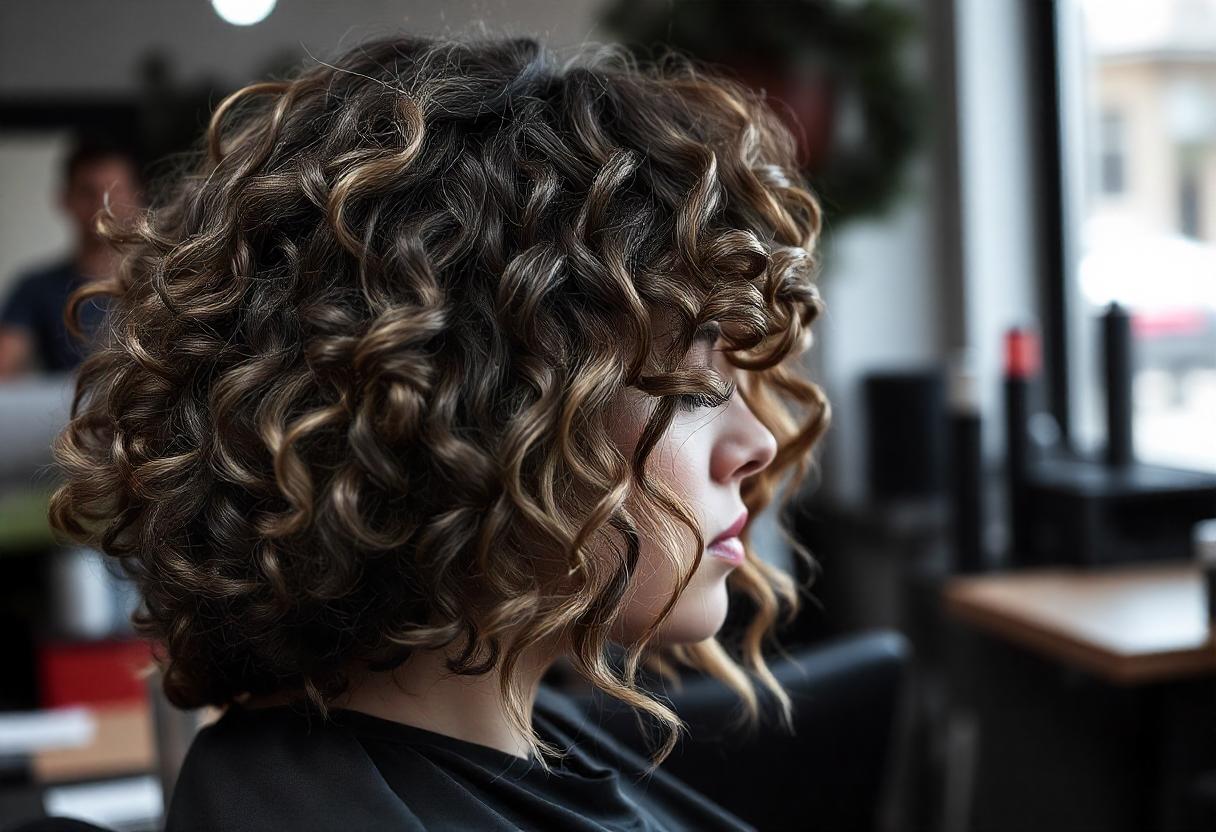 corte com tesoura fio laser cabelo ondulado