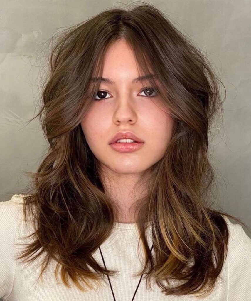 long bob cabelo ondulado