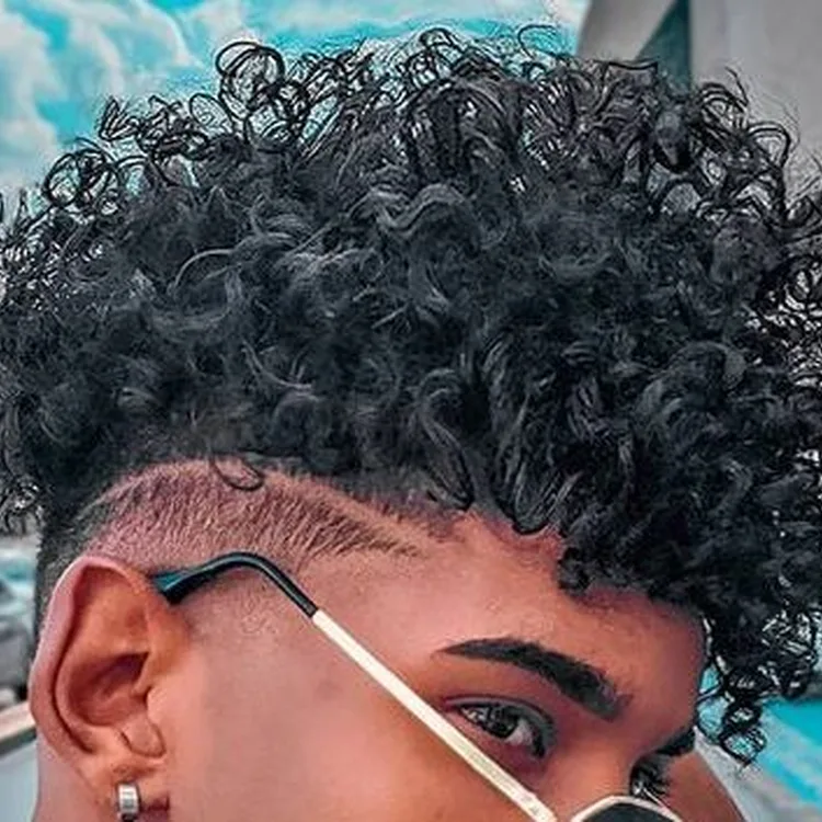 short bob cabelo ondulado