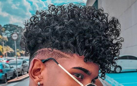 corte médio para cabelo ondulado