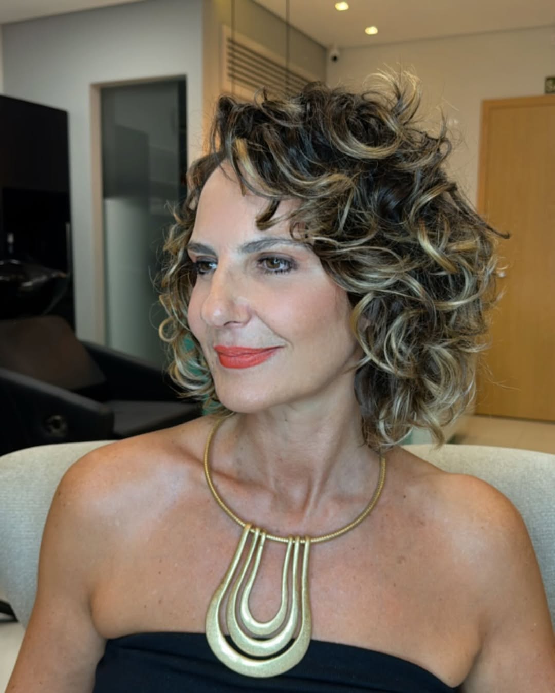 corte bob para cabelo ondulado