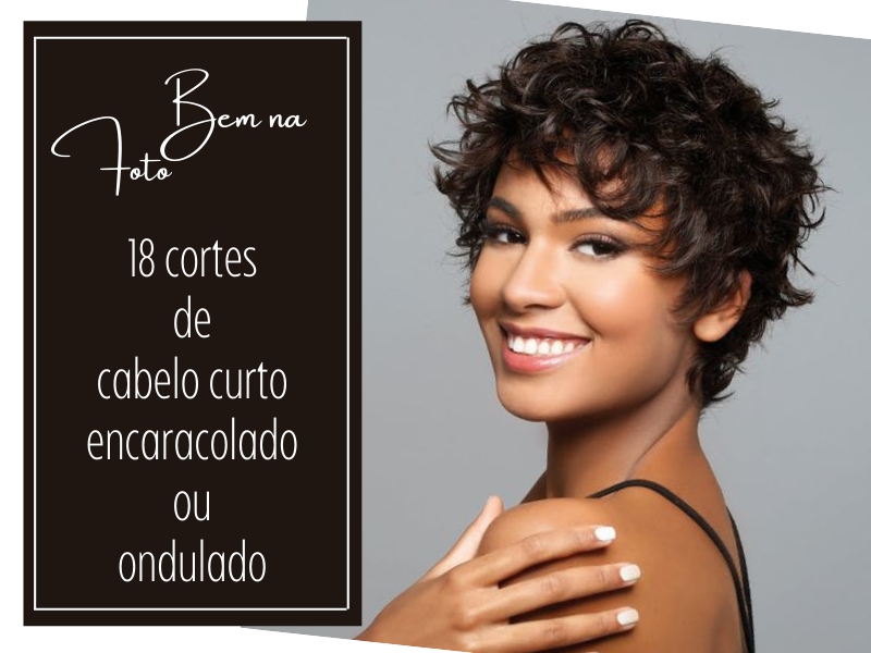 cabelo curto cacheado