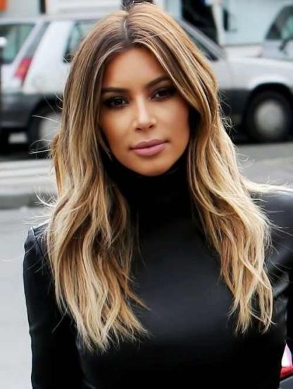 tendências cabelo longo moderno