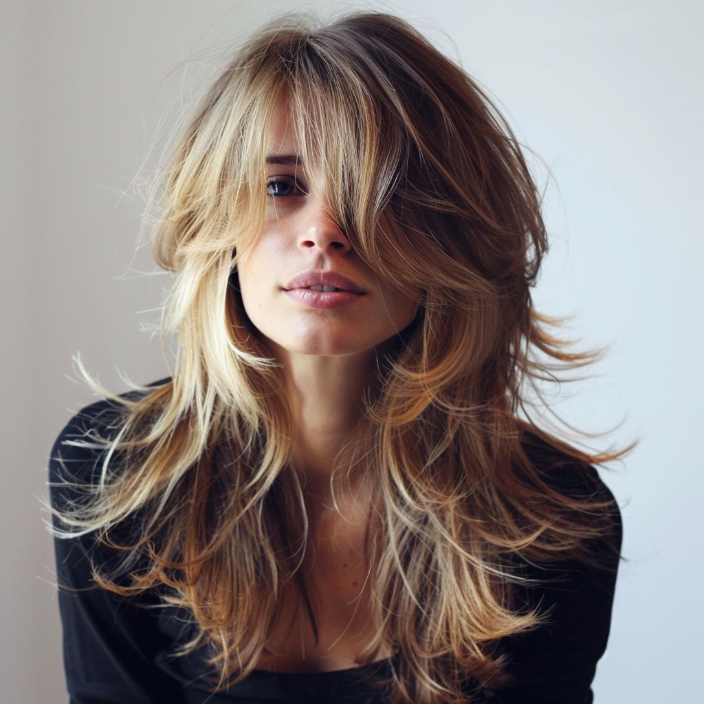 corte de cabelo longuíssimo em U