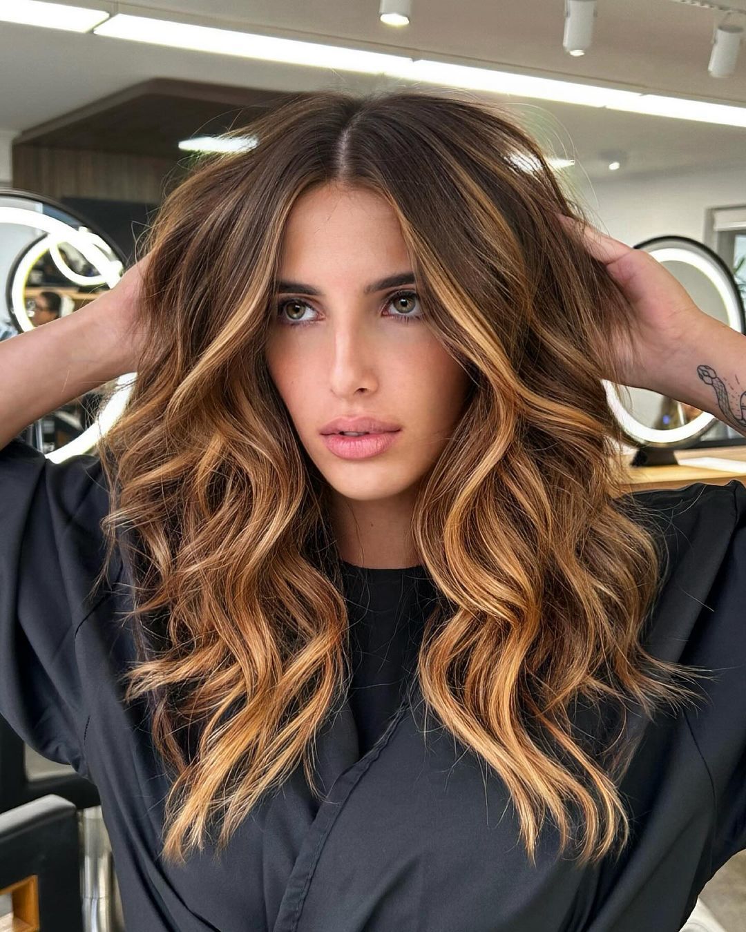 cortes de cabelo comprido com movimento