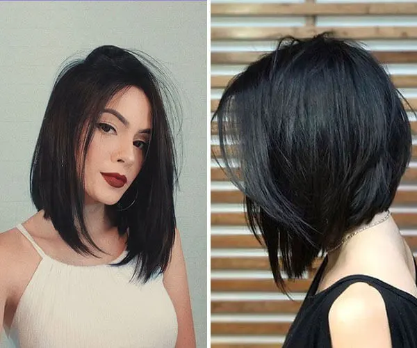 cortes de cabelo curto para rosto coração