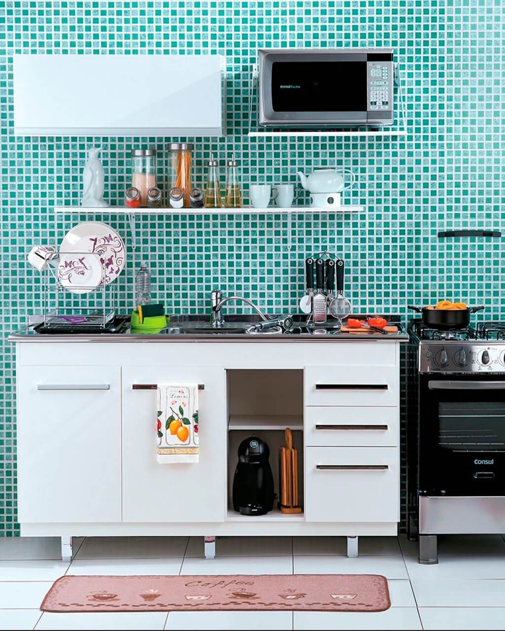 cozinha simples e funcional