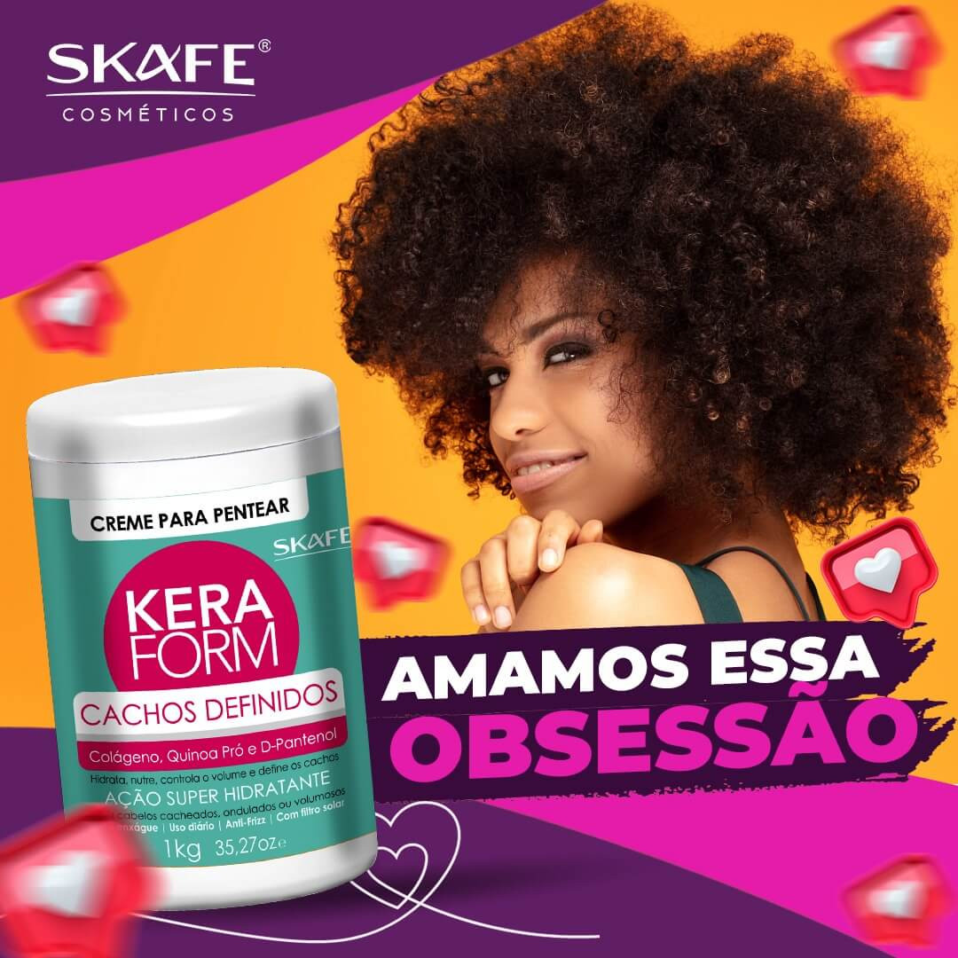 creme de pentear cabelo cacheado definição