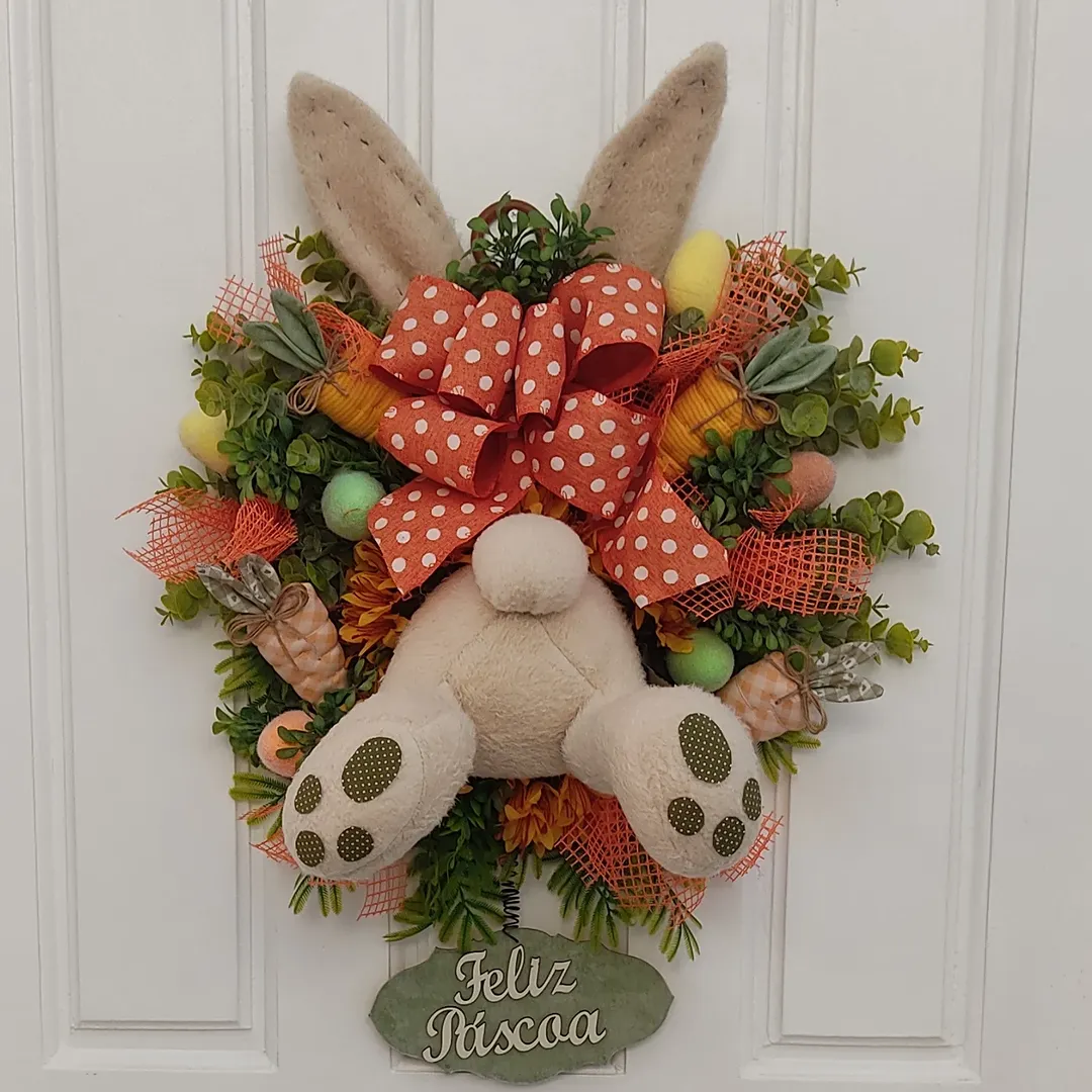 decoração de páscoa para sala