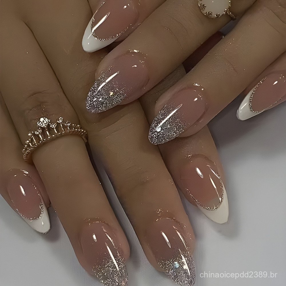 unhas francesinha moderna