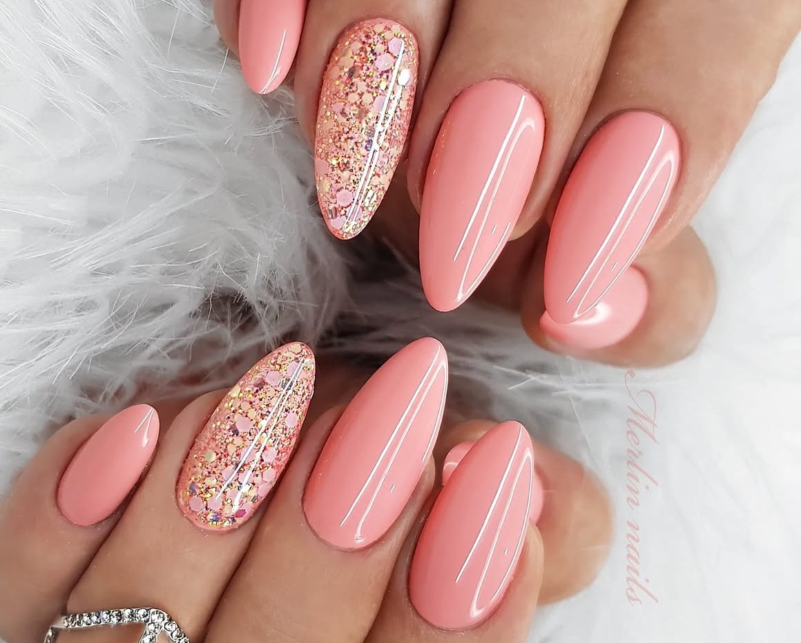 unhas baby boomer rosa