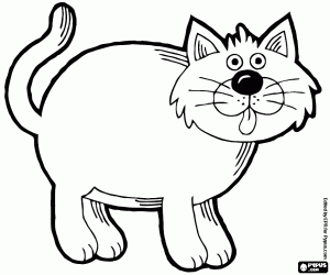 gatinhos kawaii para pintar