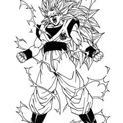 goku para pintar