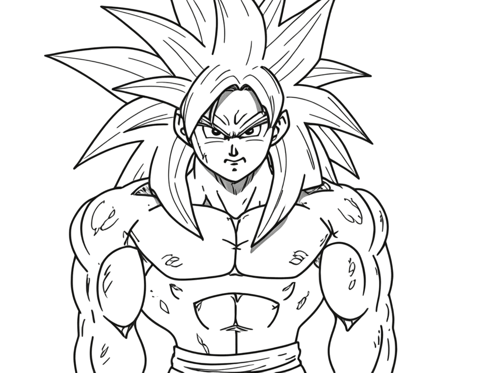 desenhos de dragon ball z para colorir