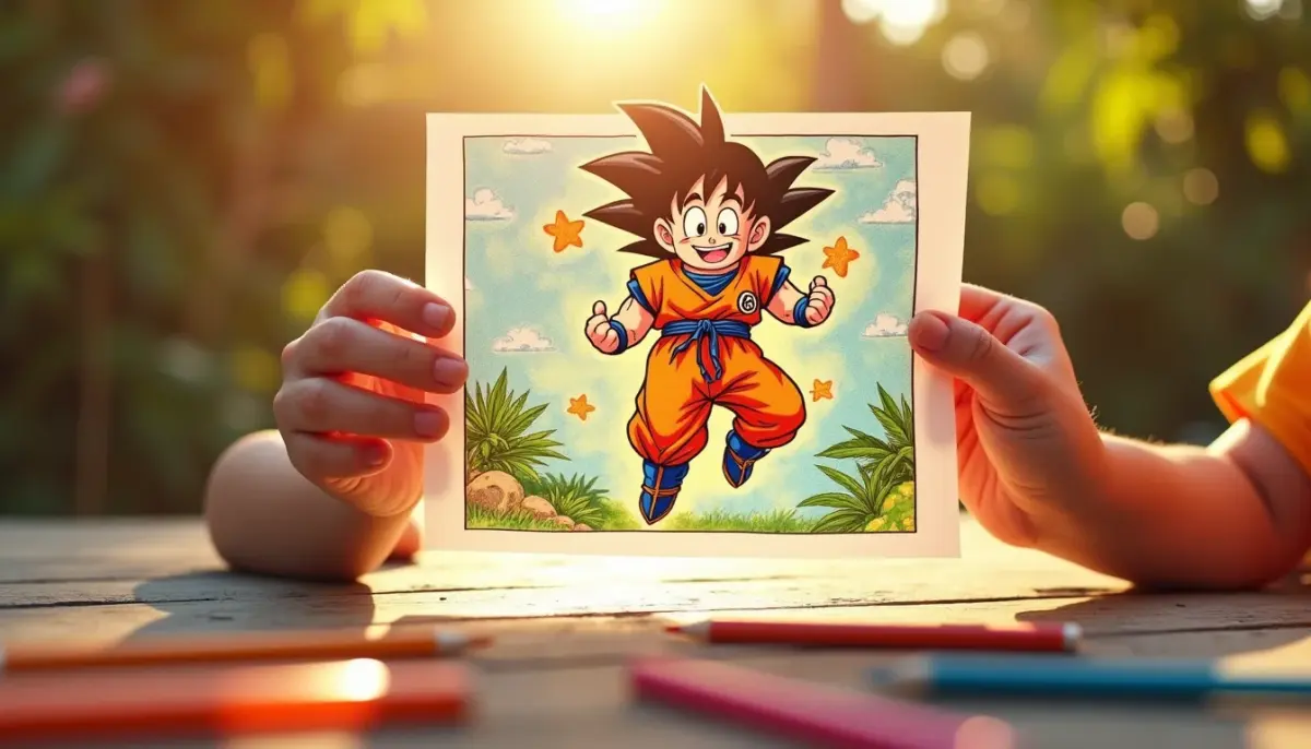 70 desenhos do Goku para imprimir e colorir com qualidade