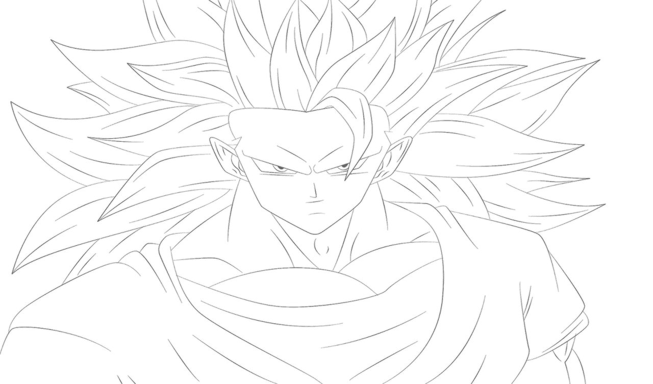 goku para pintar