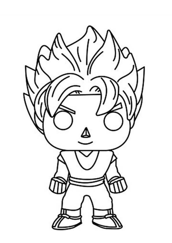 goku vs vilões para colorir