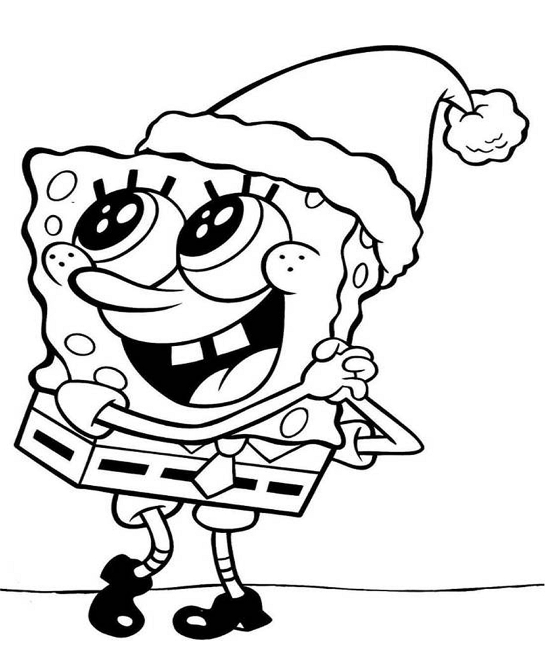 bob esponja e sua turma para colorir