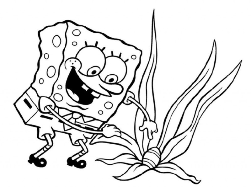 desenhos fáceis do bob esponja para crianças