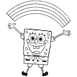 desenhos fáceis do bob esponja para crianças