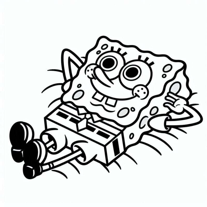 desenho do bob esponja para imprimir