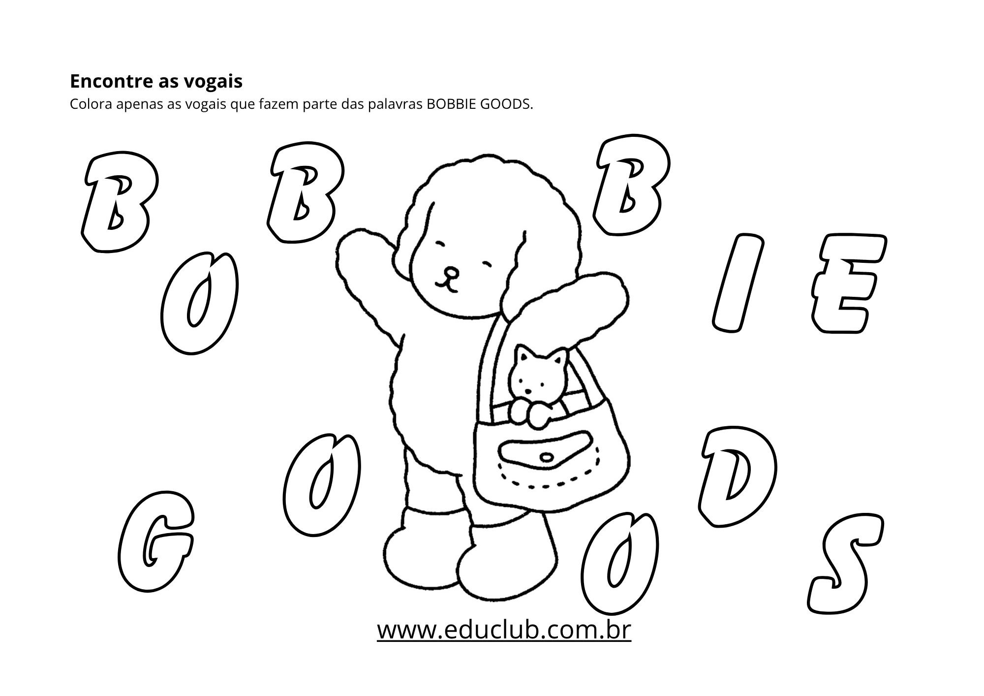 Personagens Bobbie Goods para imprimir