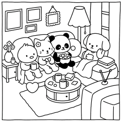 Bobbie Goods tema verão para colorir