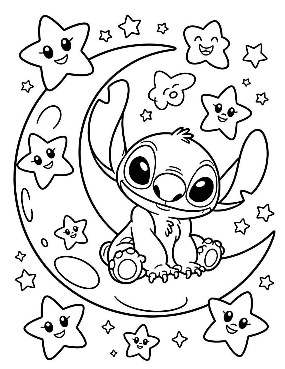 desenho do stitch para imprimir