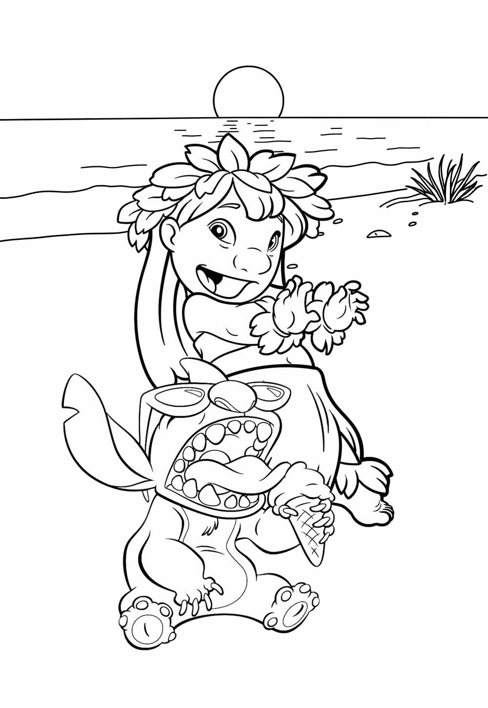 desenho do stitch para imprimir