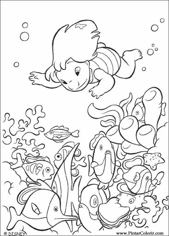 stitch e angel para pintar