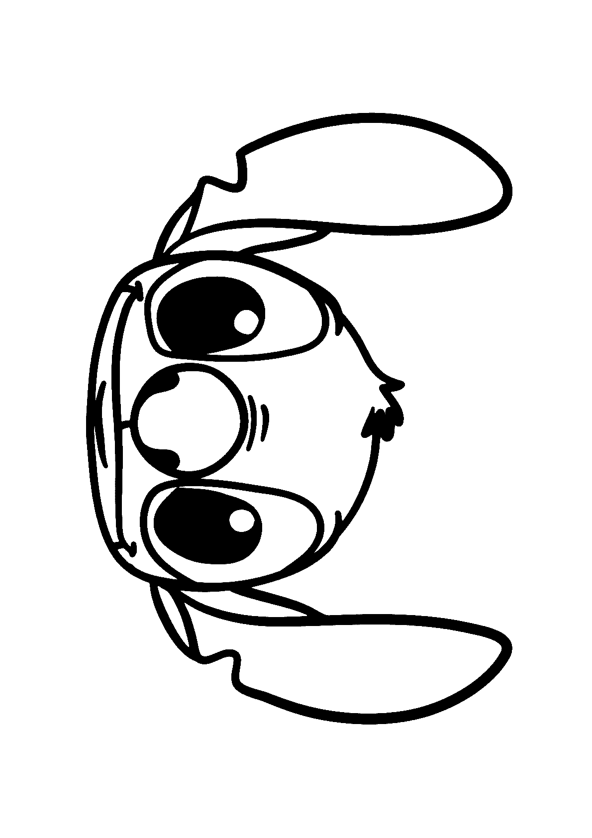 stitch tumblr para colorir