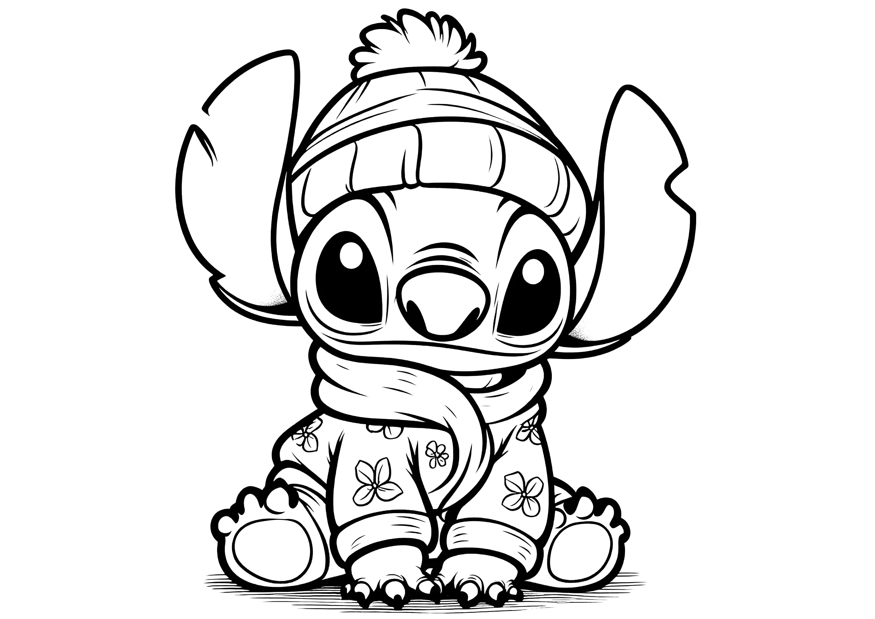stitch e angel para pintar