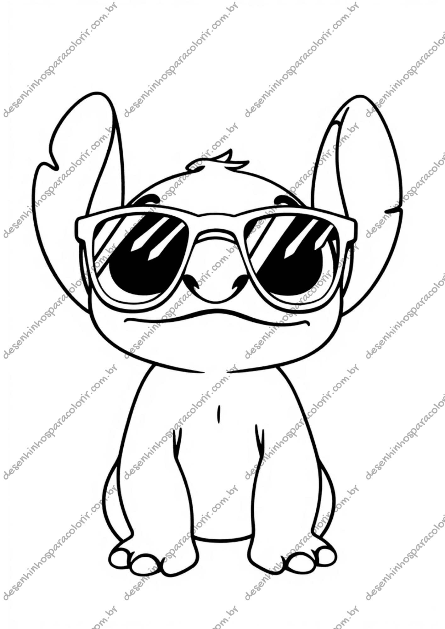 moldes do stitch para imprimir