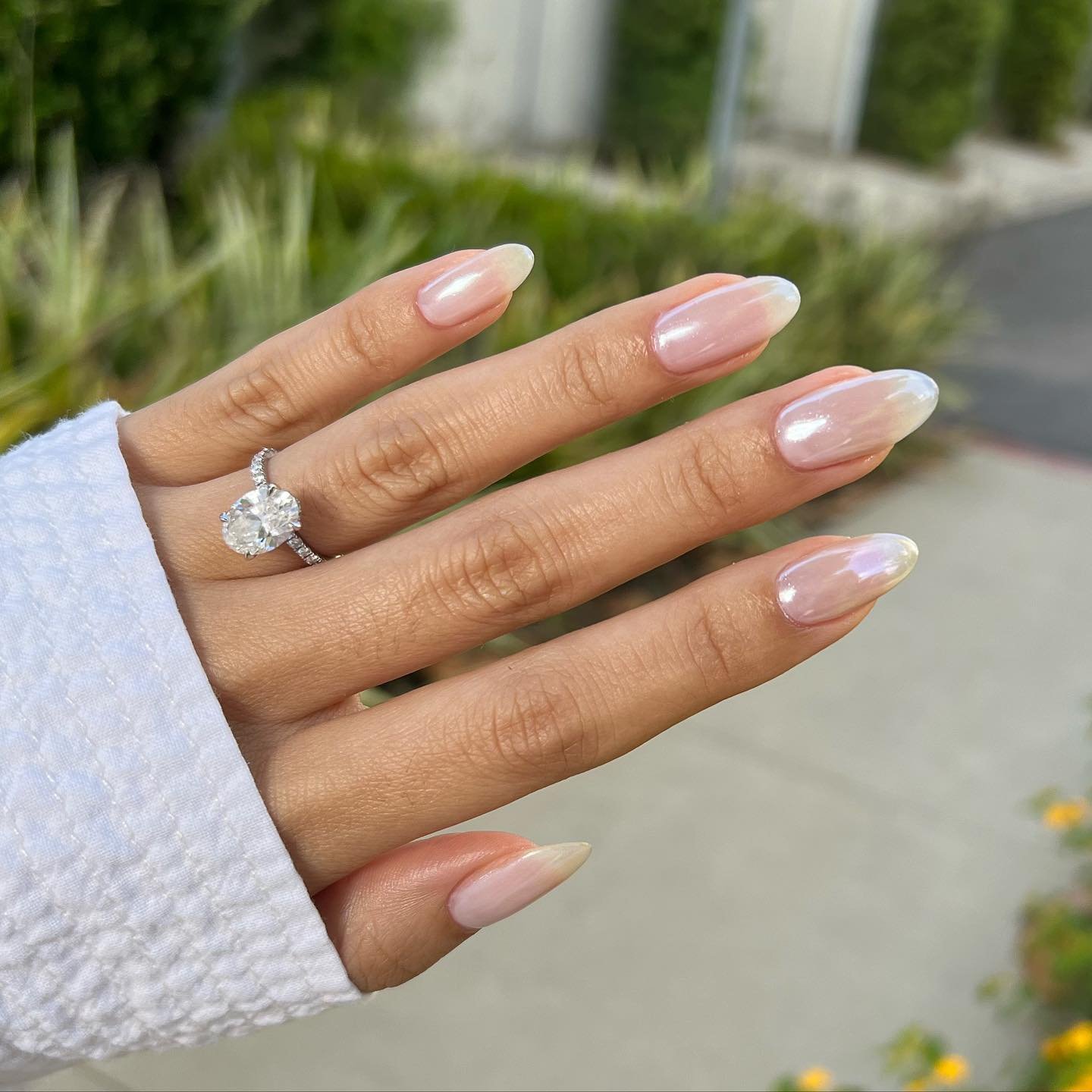 esmalte efeito borboleta