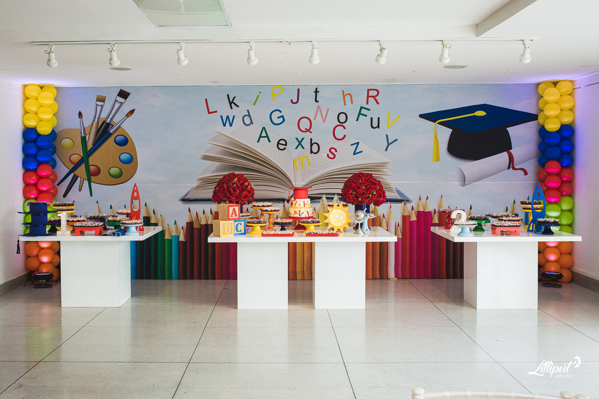 decoração formatura infantil