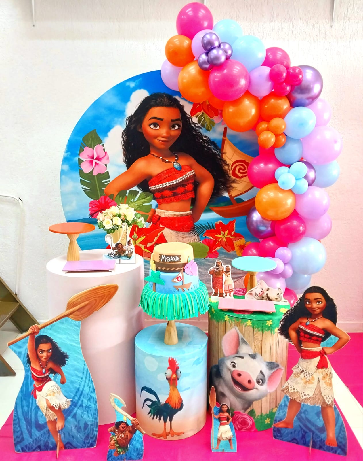decoração moana rústica